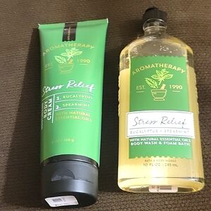 Bath & Body Works 2-PC STRESS RELIEF Body Care